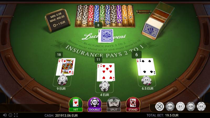 Game bài Blackjack Lucky Sevens